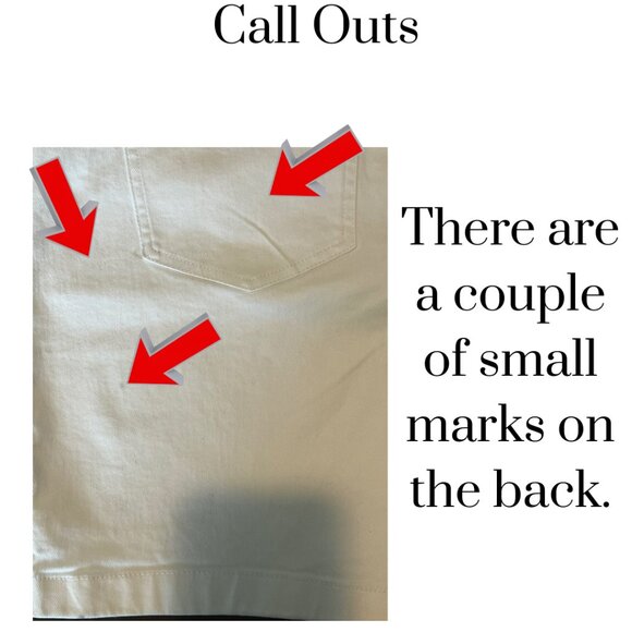 Gloria Vanderbilt Amanda denim shorts Short length classic rise size 18 white - Picture 7 of 9